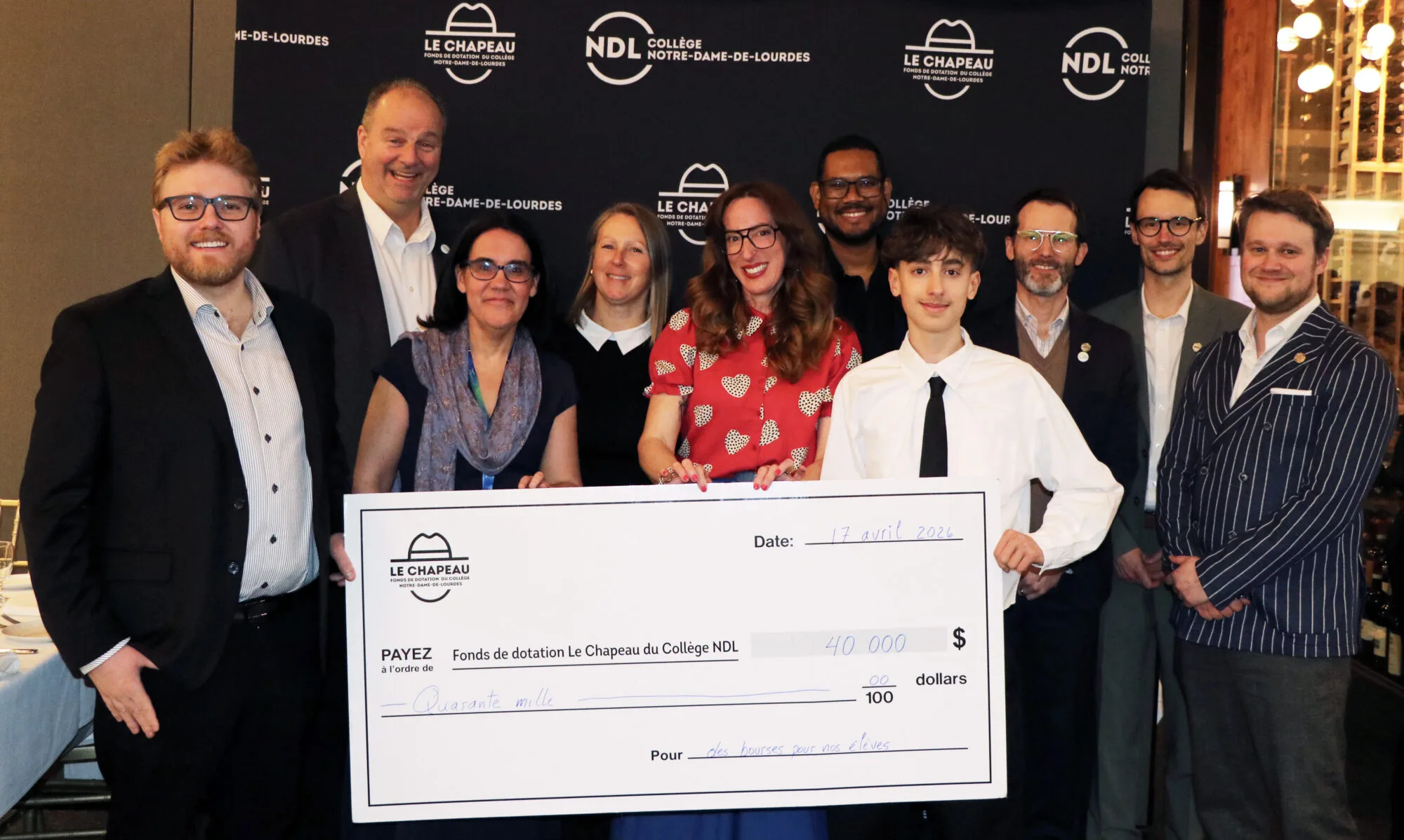 Un vif succès pour Le Chapeau gourmand