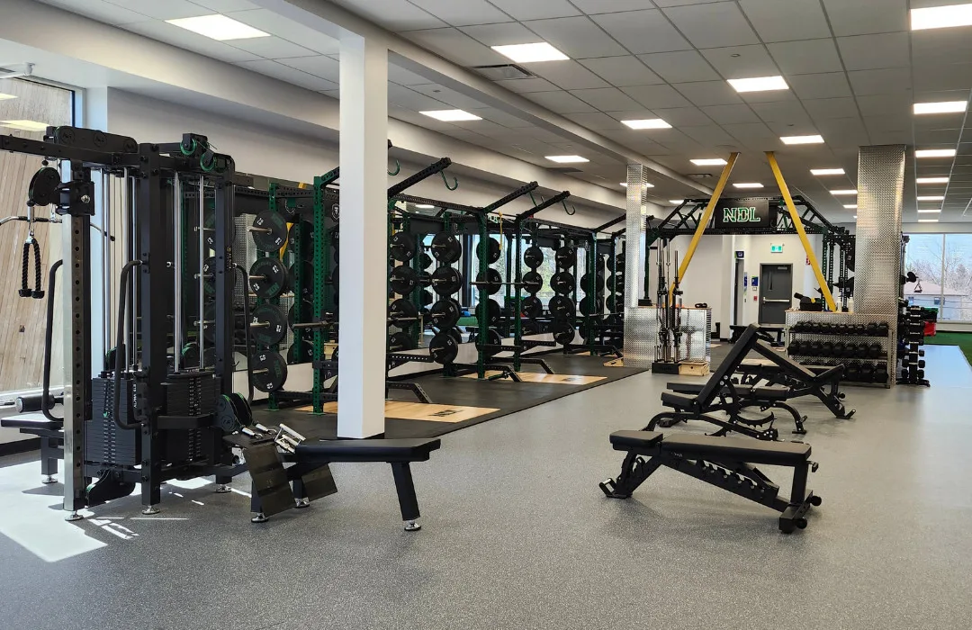 Installations pour la salle d’entraînement